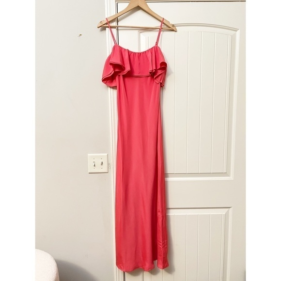 NWT J. Crew Ruffle Silk Slip Dress - Picture 3 of 11